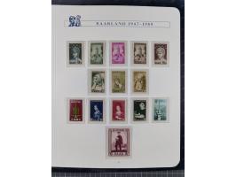 1940/2014(ca.), vorwiegend postfrische Sammlungen, dabei Französische Zone inkl. Mi.-Nr. 46II postfrisch, Bizone Mi.-Nr. 52-6