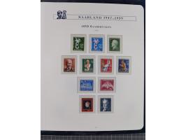 1940/2014(ca.), vorwiegend postfrische Sammlungen, dabei Französische Zone inkl. Mi.-Nr. 46II postfrisch, Bizone Mi.-Nr. 52-6