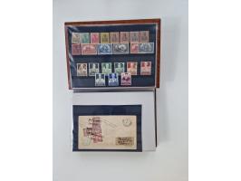 1850/1955 (ca.), interessante kleine Partie, dabei u.a. DR mit Bl. 1-3, Posthornsatz, etc.