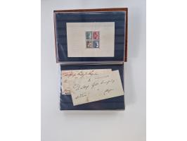 1850/1955 (ca.), interessante kleine Partie, dabei u.a. DR mit Bl. 1-3, Posthornsatz, etc.