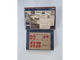 1850/1955 (ca.), interessante kleine Partie, dabei u.a. DR mit Bl. 1-3, Posthornsatz, etc.