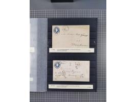 1851/67 (ca.), kleine Partie Baden, Taxis und Preußen-Ganzsachen