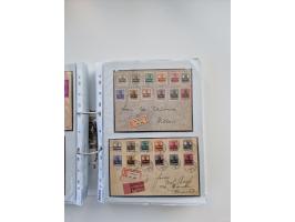 1850/1920, kleine Sammlung mit zusätzlich einigen hundert Briefen, Karten und Paketkarten der Pfennig-Zeit