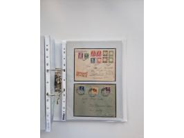 1850/1920, kleine Sammlung mit zusätzlich einigen hundert Briefen, Karten und Paketkarten der Pfennig-Zeit