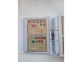 1850/1920, kleine Sammlung mit zusätzlich einigen hundert Briefen, Karten und Paketkarten der Pfennig-Zeit