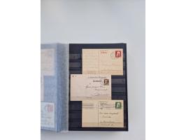 1850/1920, kleine Sammlung mit zusätzlich einigen hundert Briefen, Karten und Paketkarten der Pfennig-Zeit