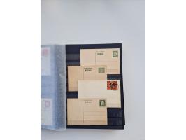 1850/1920, kleine Sammlung mit zusätzlich einigen hundert Briefen, Karten und Paketkarten der Pfennig-Zeit