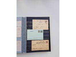 1850/1920, kleine Sammlung mit zusätzlich einigen hundert Briefen, Karten und Paketkarten der Pfennig-Zeit