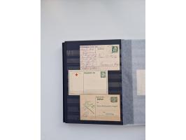 1850/1920, kleine Sammlung mit zusätzlich einigen hundert Briefen, Karten und Paketkarten der Pfennig-Zeit