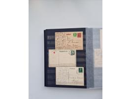 1850/1920, kleine Sammlung mit zusätzlich einigen hundert Briefen, Karten und Paketkarten der Pfennig-Zeit