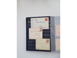 1850/1920, kleine Sammlung mit zusätzlich einigen hundert Briefen, Karten und Paketkarten der Pfennig-Zeit