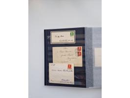 1850/1920, kleine Sammlung mit zusätzlich einigen hundert Briefen, Karten und Paketkarten der Pfennig-Zeit