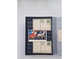 1850/1920, kleine Sammlung mit zusätzlich einigen hundert Briefen, Karten und Paketkarten der Pfennig-Zeit