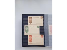 1850/1920, kleine Sammlung mit zusätzlich einigen hundert Briefen, Karten und Paketkarten der Pfennig-Zeit