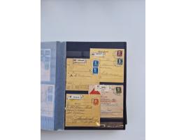 1850/1920, kleine Sammlung mit zusätzlich einigen hundert Briefen, Karten und Paketkarten der Pfennig-Zeit