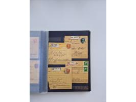 1850/1920, kleine Sammlung mit zusätzlich einigen hundert Briefen, Karten und Paketkarten der Pfennig-Zeit