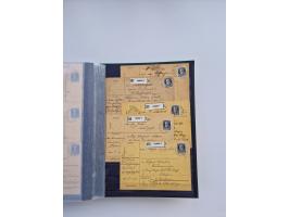 1850/1920, kleine Sammlung mit zusätzlich einigen hundert Briefen, Karten und Paketkarten der Pfennig-Zeit