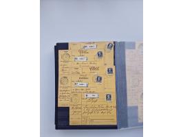 1850/1920, kleine Sammlung mit zusätzlich einigen hundert Briefen, Karten und Paketkarten der Pfennig-Zeit