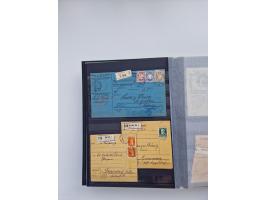 1850/1920, kleine Sammlung mit zusätzlich einigen hundert Briefen, Karten und Paketkarten der Pfennig-Zeit