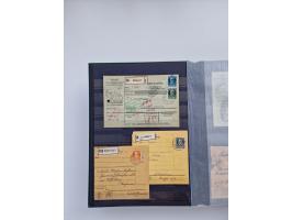 1850/1920, kleine Sammlung mit zusätzlich einigen hundert Briefen, Karten und Paketkarten der Pfennig-Zeit