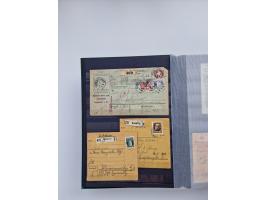 1850/1920, kleine Sammlung mit zusätzlich einigen hundert Briefen, Karten und Paketkarten der Pfennig-Zeit