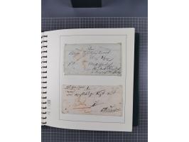 1820/60 (ca.), über 600 Vorphila- und Dienstbriefe, dabei rote und blaue Stempel, viele verschiedene Orte