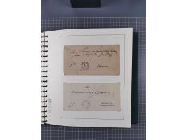 1820/60 (ca.), über 600 Vorphila- und Dienstbriefe, dabei rote und blaue Stempel, viele verschiedene Orte