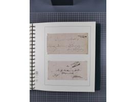 1820/60 (ca.), über 600 Vorphila- und Dienstbriefe, dabei rote und blaue Stempel, viele verschiedene Orte