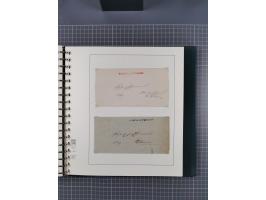 1820/60 (ca.), über 600 Vorphila- und Dienstbriefe, dabei rote und blaue Stempel, viele verschiedene Orte