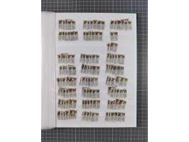 1949, gestempelte Lagerpartie “Stephan” 12 Pfg. - 2M., meist schöne Stempelqualität, meist gute Erhaltung (MI.-Nr. 35-41, ca.