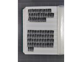 1949/53, gestempelte Lagerpartie ex Mi.-Nr. 61-111 (ohne 68-71 und 106-109, meist schöne Stempelqualität, teils größere Stück