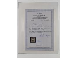 1867/89, gestempelte Sammlung mit 2 Briefen, in den Hauptnummern und auch sonst weitgehend komplett und vielfach signiert, mi