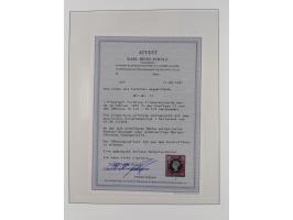 1867/89, gestempelte Sammlung mit 2 Briefen, in den Hauptnummern und auch sonst weitgehend komplett und vielfach signiert, mi