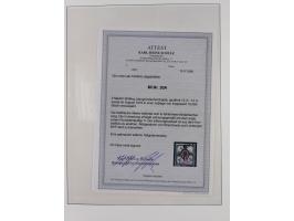 1867/89, gestempelte Sammlung mit 2 Briefen, in den Hauptnummern und auch sonst weitgehend komplett und vielfach signiert, mi