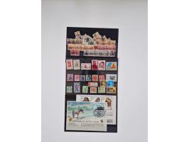 1860/2002 (ca.) interessanter Steckkarten- und Tütenposten mit Schwerpunkt Deutsches Reich ab Weimar mit besseren und kpl. Au