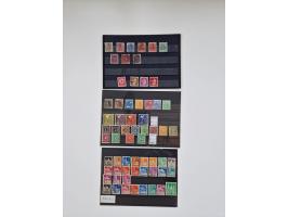 1860/2002 (ca.) interessanter Steckkarten- und Tütenposten mit Schwerpunkt Deutsches Reich ab Weimar mit besseren und kpl. Au