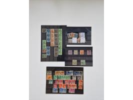 1860/2002 (ca.) interessanter Steckkarten- und Tütenposten mit Schwerpunkt Deutsches Reich ab Weimar mit besseren und kpl. Au