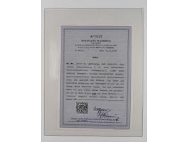 1851/70, gestempelte Sammlung mit 5 Briefen, in den Hauptnummern und auch sonst weitgehend komplett mit vielen signierten Far