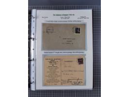 HYPERINFLATION: 1945/46, magnificent award-winning exhibit collection consisting of ca. 165 covers and parcel cards, showing 