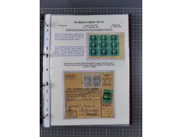 HYPERINFLATION: 1945/46, magnificent award-winning exhibit collection consisting of ca. 165 covers and parcel cards, showing 