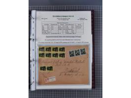 HYPERINFLATION: 1945/46, magnificent award-winning exhibit collection consisting of ca. 165 covers and parcel cards, showing 