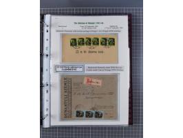 HYPERINFLATION: 1945/46, magnificent award-winning exhibit collection consisting of ca. 165 covers and parcel cards, showing 