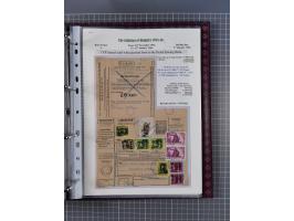 HYPERINFLATION: 1945/46, magnificent award-winning exhibit collection consisting of ca. 165 covers and parcel cards, showing 