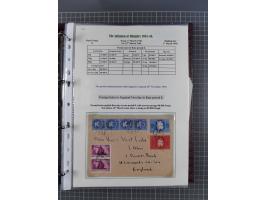 HYPERINFLATION: 1945/46, magnificent award-winning exhibit collection consisting of ca. 165 covers and parcel cards, showing 