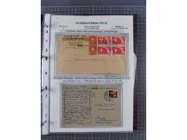 HYPERINFLATION: 1945/46, magnificent award-winning exhibit collection consisting of ca. 165 covers and parcel cards, showing 