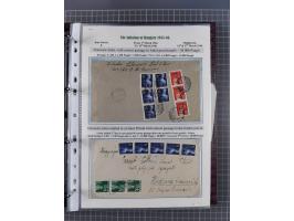 HYPERINFLATION: 1945/46, magnificent award-winning exhibit collection consisting of ca. 165 covers and parcel cards, showing 