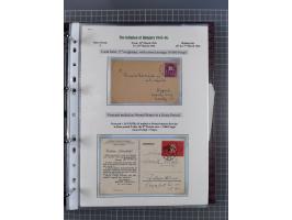 HYPERINFLATION: 1945/46, magnificent award-winning exhibit collection consisting of ca. 165 covers and parcel cards, showing 