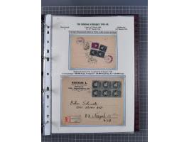 HYPERINFLATION: 1945/46, magnificent award-winning exhibit collection consisting of ca. 165 covers and parcel cards, showing 