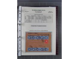 HYPERINFLATION: 1945/46, magnificent award-winning exhibit collection consisting of ca. 165 covers and parcel cards, showing 