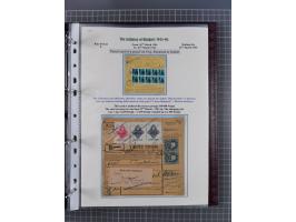 HYPERINFLATION: 1945/46, magnificent award-winning exhibit collection consisting of ca. 165 covers and parcel cards, showing 